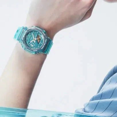 Casio G Shock Mens Blue Watch Gma S2100sk 2aer