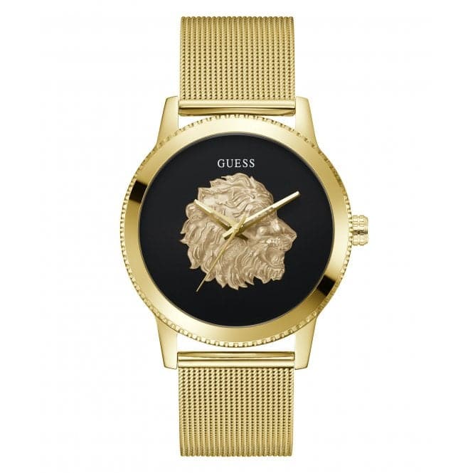 Guess Watches Gents Monarch Gold Tone Watch Gw0702g1