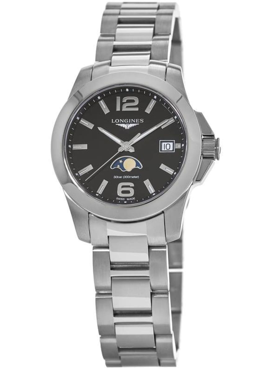 Longines Conquest Black Dial L3.381.4.58.6