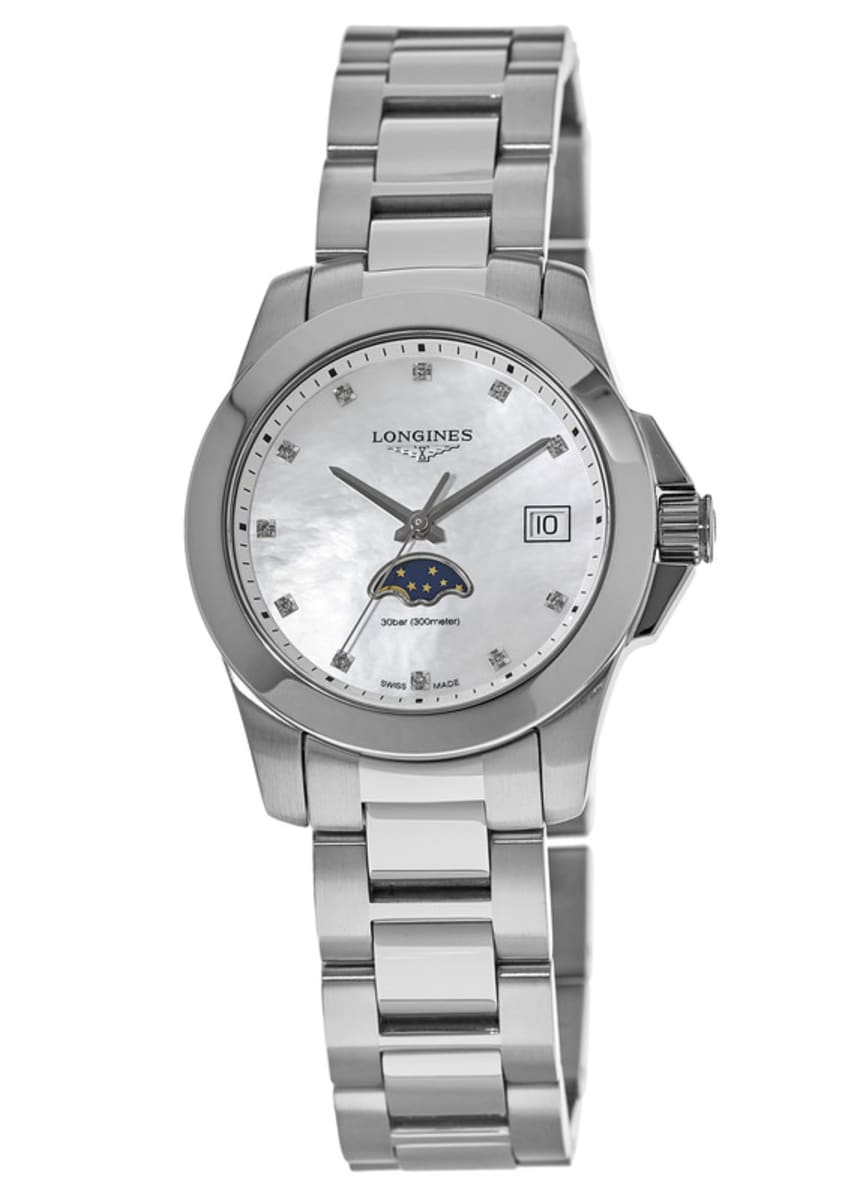 Longines Conquest Mother of Pearl Dial L3.381.4.87.6