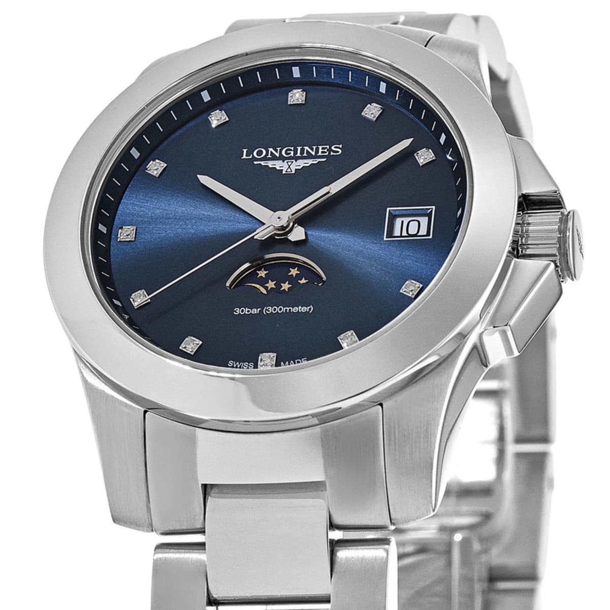 Longines Conquest Blue Dial L3.381.4.97.6