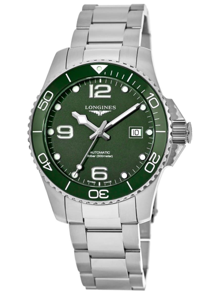 Longines HydroConquest Green Dial L3.781.4.06.6