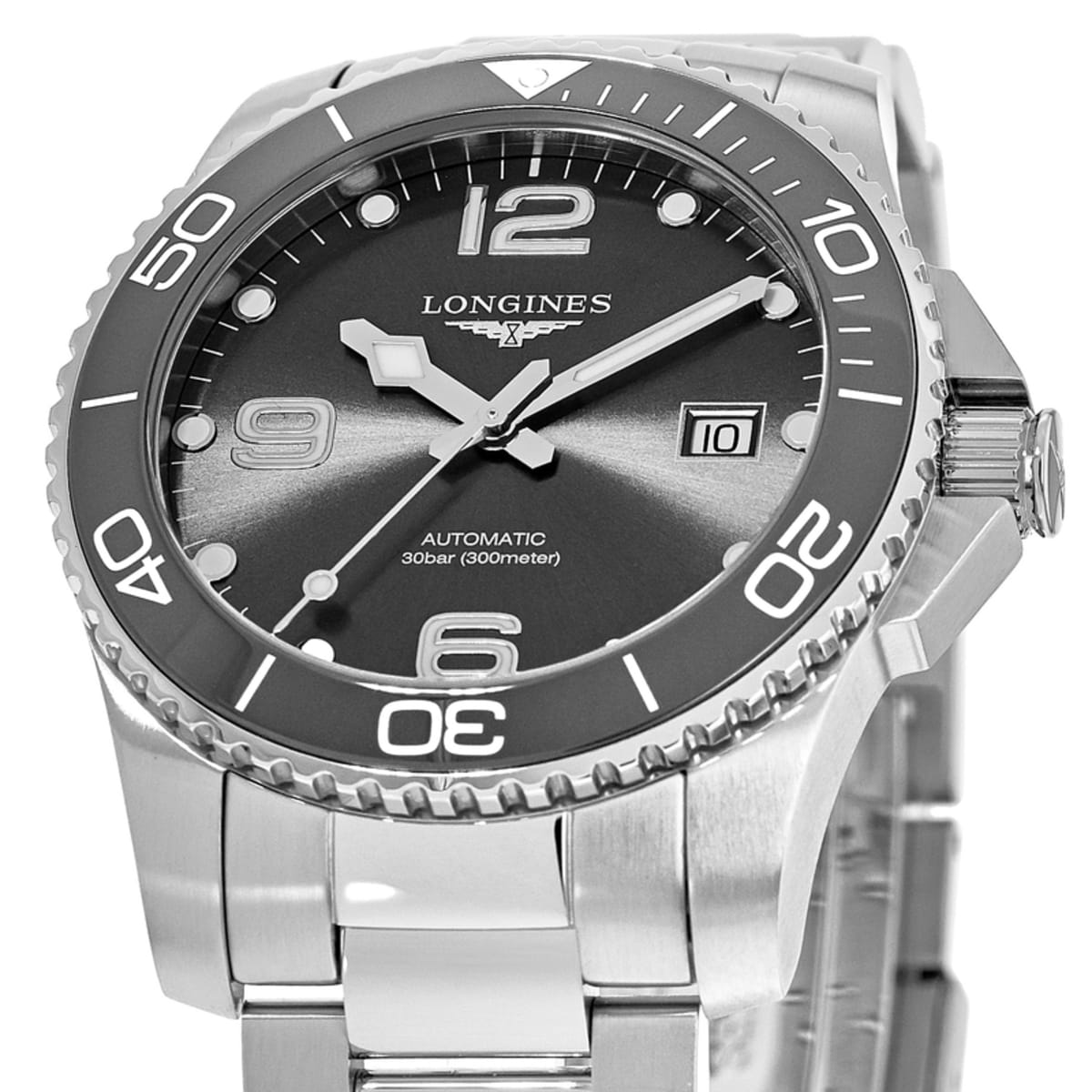 Longines HydroConquest Grey Dial L3.781.4.76.6