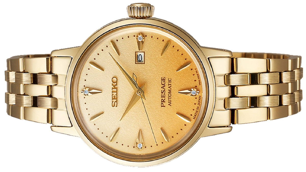 Seiko Presage Cocktail Time Sre018J1 "Eggnogg" Automatisch Horloge For Women