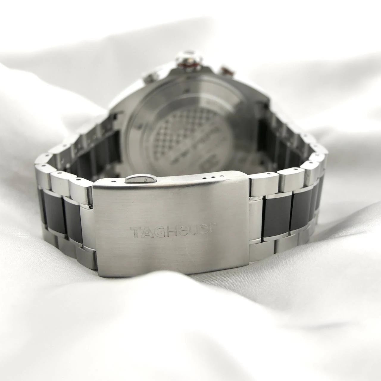 Tag Heuer Formula 1 Chronograph 43mm Automatic Mens Watch Stainless Steel With Black Dial Red Accents