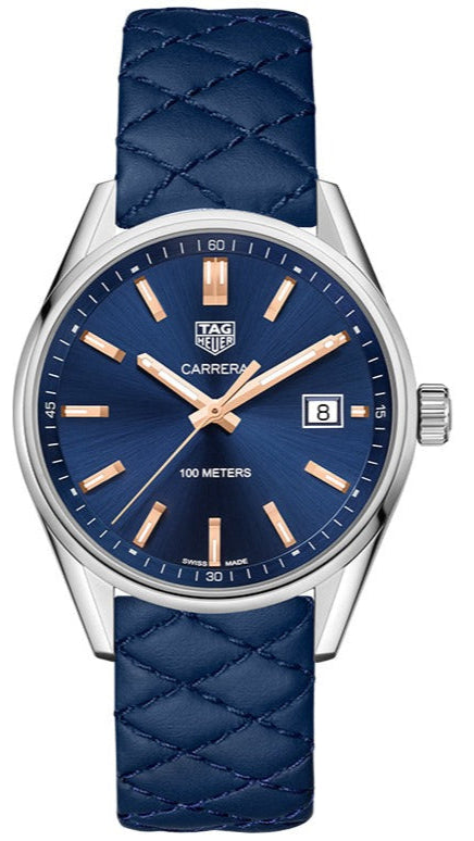Tag Heuer Carrera Quartz 39mm Watch For Women War1112 Fc6391