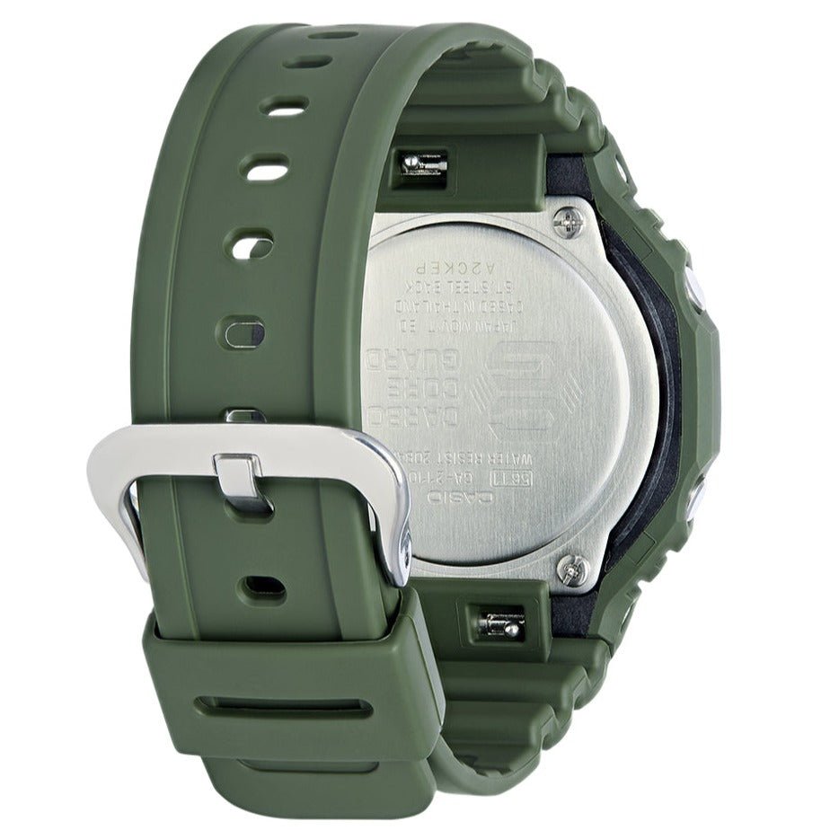 Casio G Shock Mens Green Watch Ga 2110su 3aer