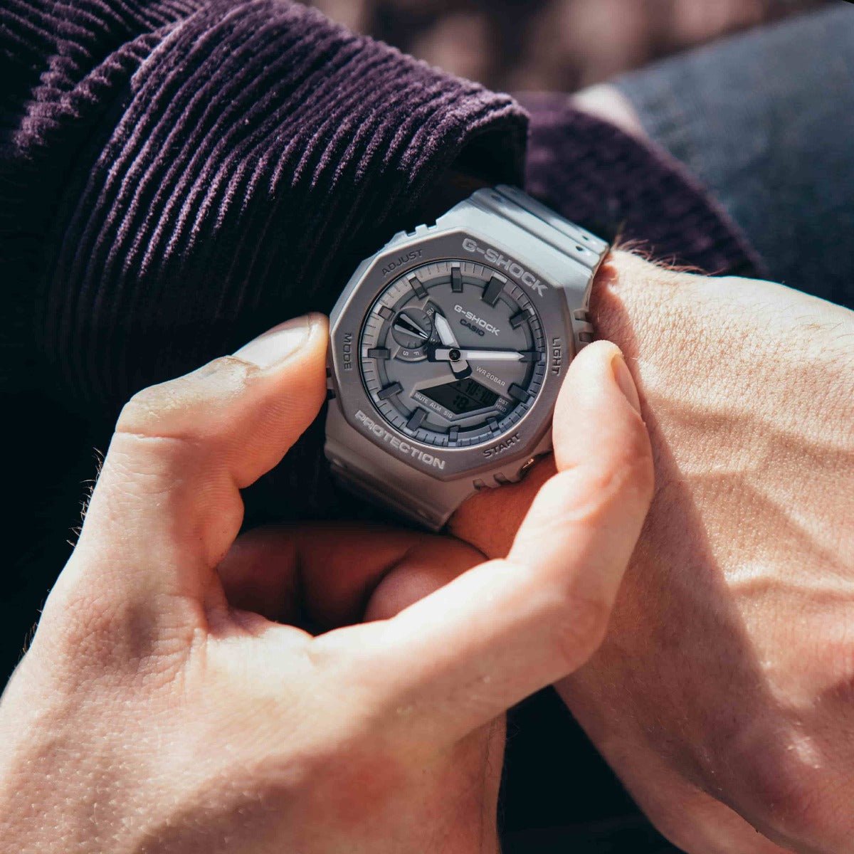 Casio G Shock Mens Grey Watch Ga 2110et 8aer