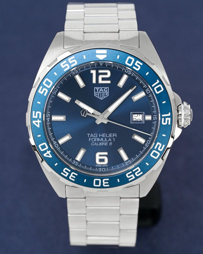 Tag Heuer Formula 1 Bucherer Blue Edition Watch For Men Waz2015 Ba0842 - Image 3