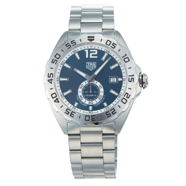 Tag Heuer Formula 1 Calibre 6 Automatic Blue Dial Silver Steel Strap Watch For Men Waz2014 Ba0842 - alternate view