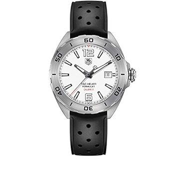 Tag Heuer Formula 1 Quartz White Dial Black Rubber Strap Watch For Men Waz2114 Ft8023 - alternate view