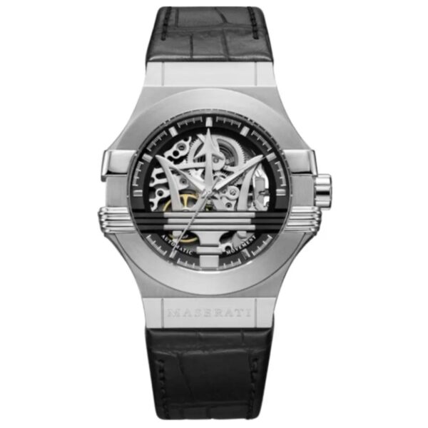 Maserati R8821108001 Potenza Automatik Herrenuhr Silber