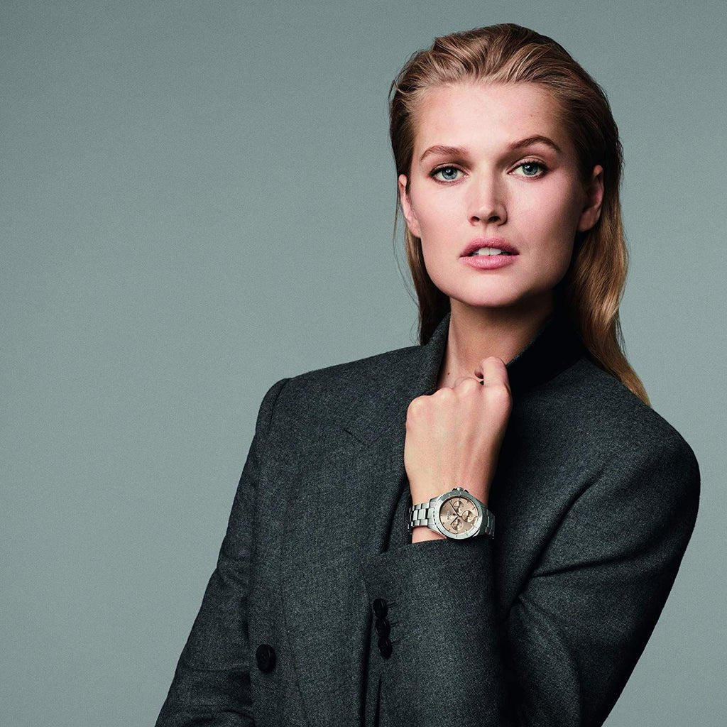 Hugo Boss Womens 1502446 Praise Two Tone Stainless Steel Watch With Rose Gold Accents - Image 3