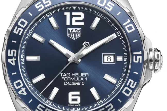 Orologio da uomo Tag Heuer Formula 1 Bucherer Blue Edition con cinturino in gomma Waz2015 - Image 3