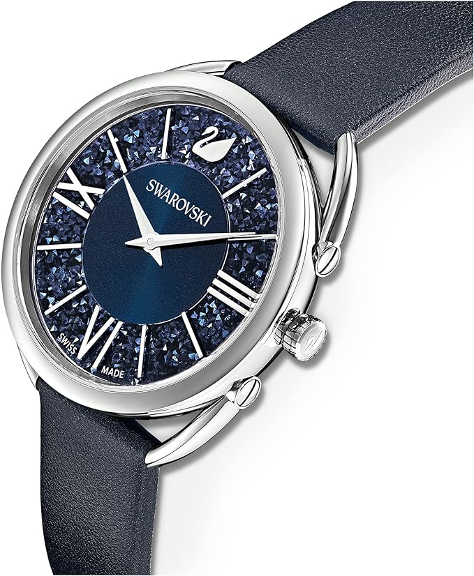 Montre Swarovski Glam pour femme, cristal bleu, référence 5537961 - Image 3