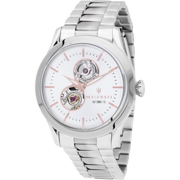 Maserati R8823125001 Tradizione Automatik Herrenuhr Weiß