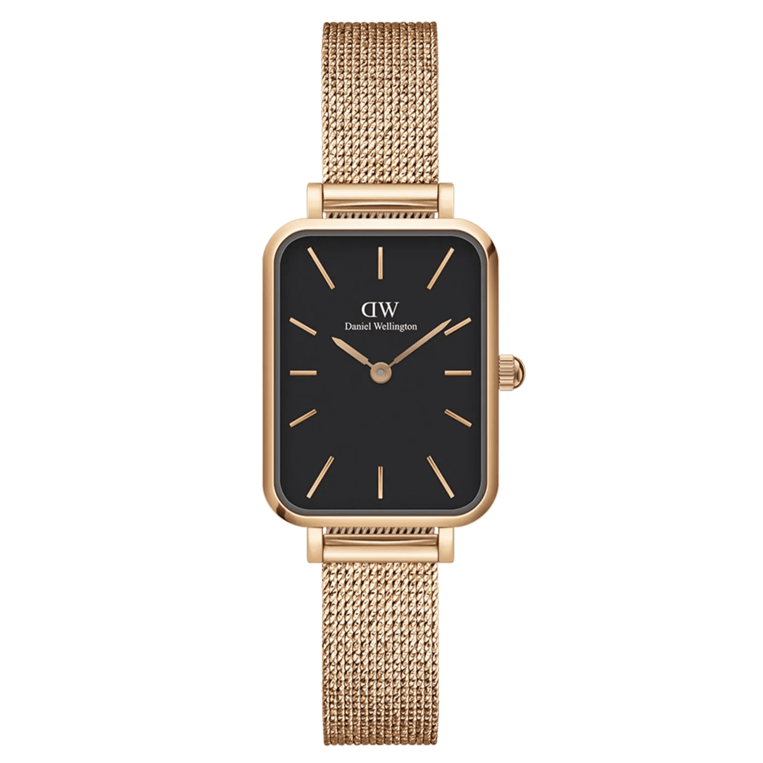 Daniel Wellington Ladies Rose Gold Quadro Watch Dw00100432