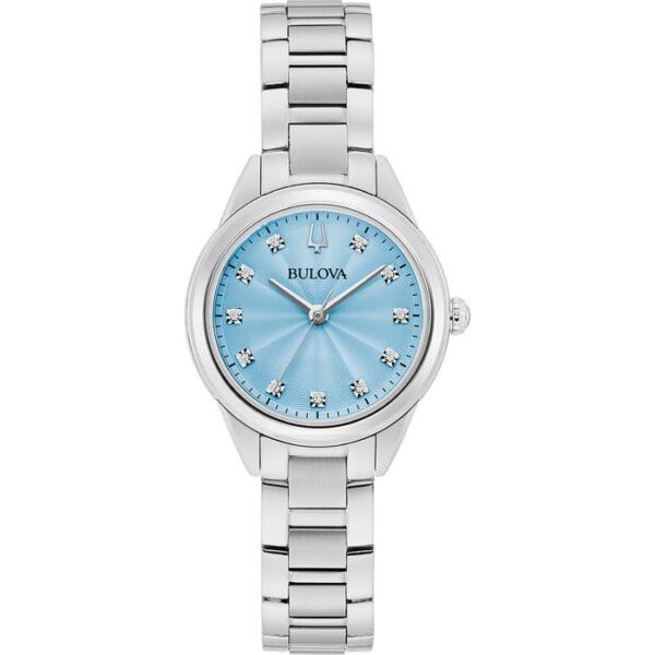 Ladies Steel Blue Dial Watch 96p250