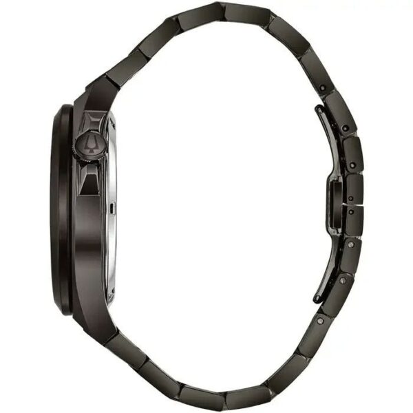 Bulova Maquina Mens Silver Watch 98a179 - alternate view