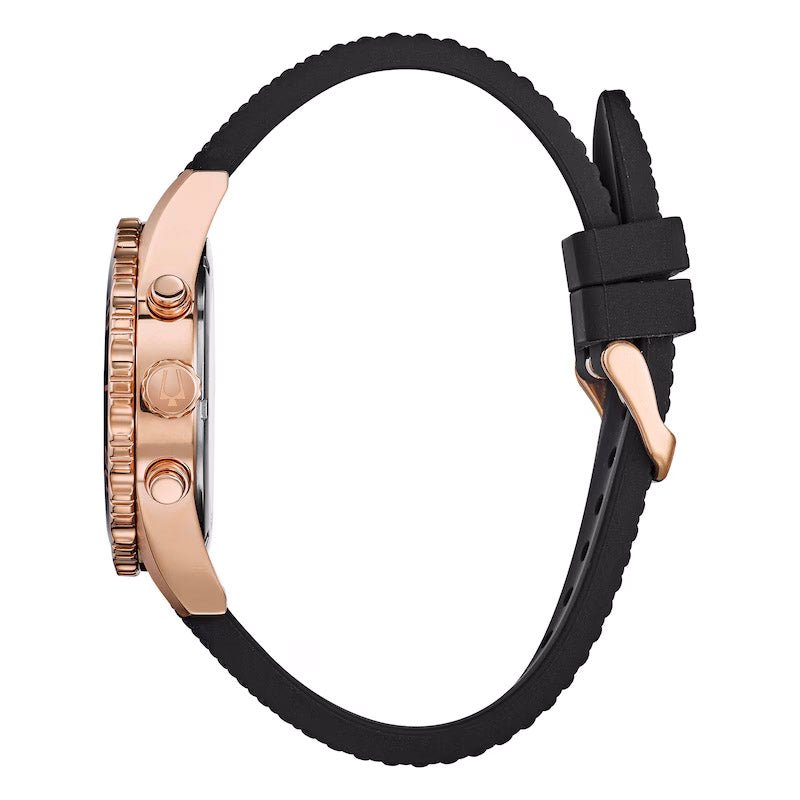 Bulova Exclusive Mens Black Watch 98a192 - Image 2