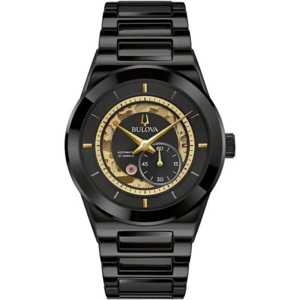 Bulova Modern Mens Gold Watch 98a291