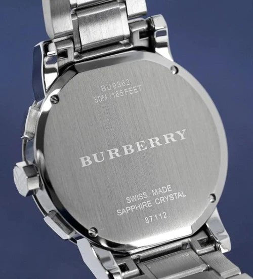 Burberry Mens Watch Chronograph The City Blue Bu9363 - Image 5