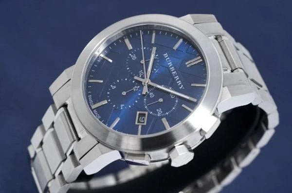 Burberry Mens Watch Chronograph The City Blue Bu9363 - Image 4