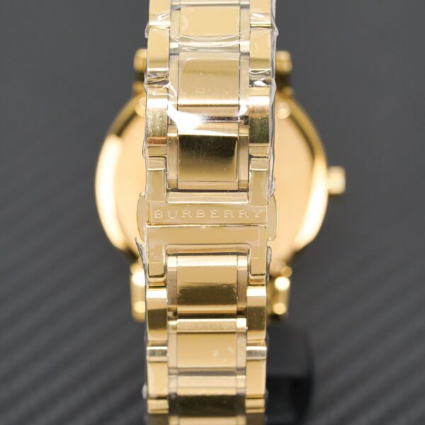Burberry Mens Watch The City Steel Gold Bu9033 - alternate view