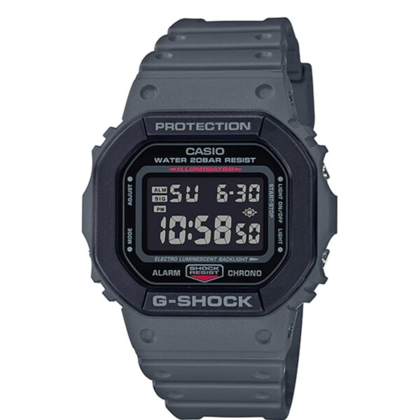 Montre Casio G-Shock pour homme, gris foncé mat DW-5610SU-8DR