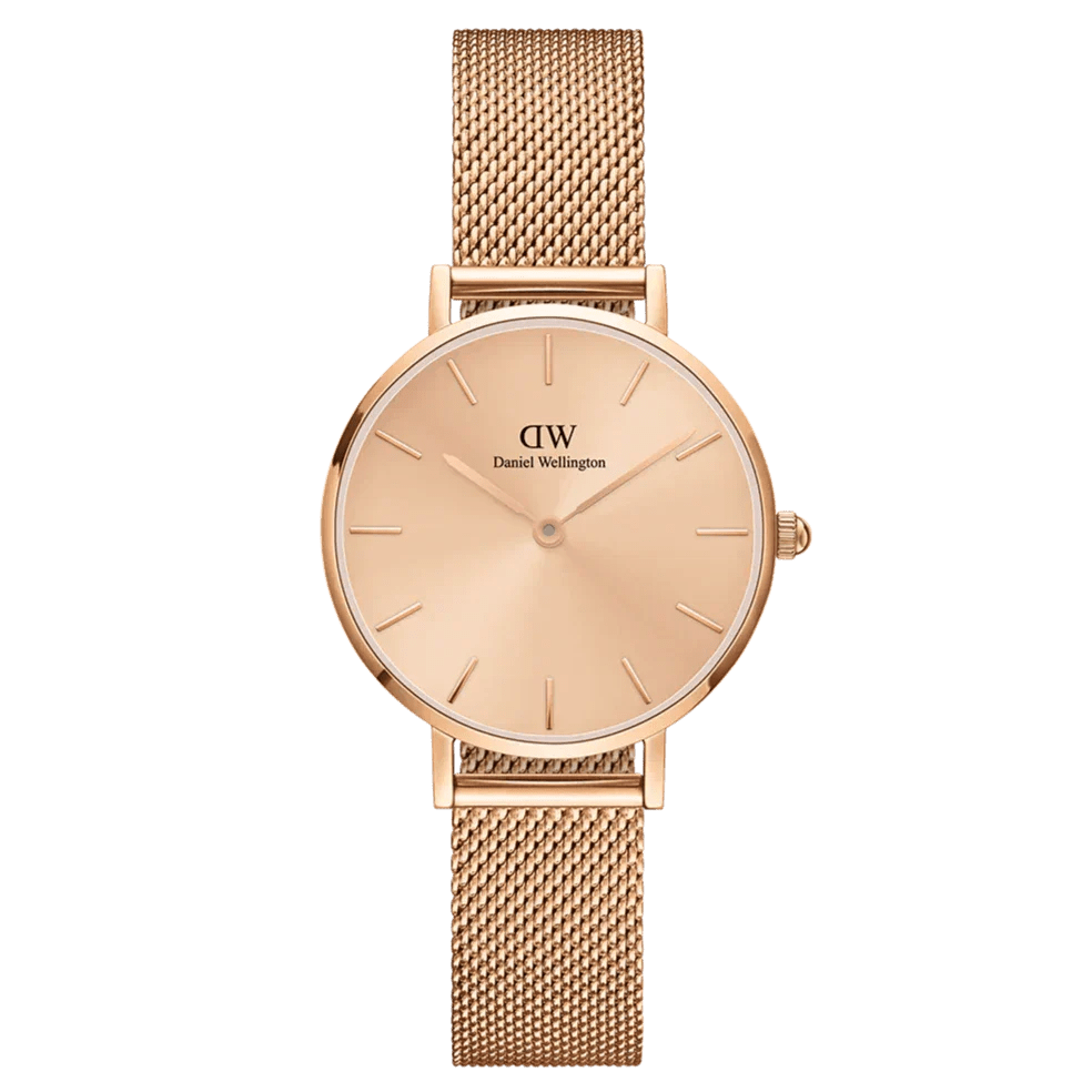 Daniel Wellington Ladies Rose Gold Petite Unitone Watch Dw00100470