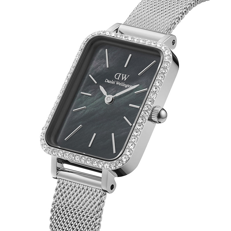 Daniel Wellington Quadro Ladies Black Watch Dw00100667 - Image 2