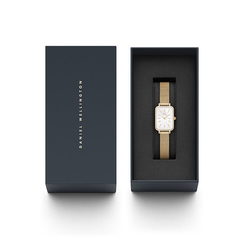 Daniel Wellington Quadro Ladies White Watch Dw00100668 - Image 3