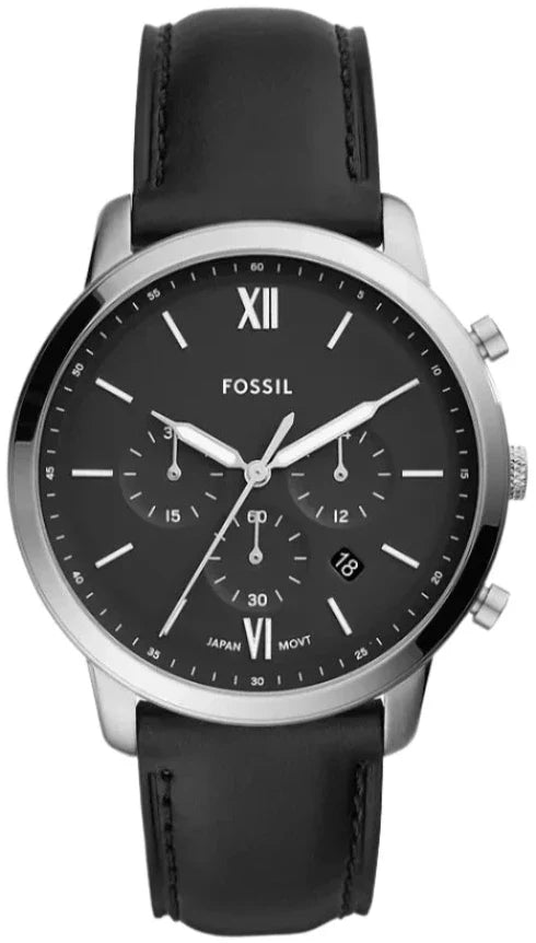 Fossil Watch Neutra Chronograph Black Fs5452