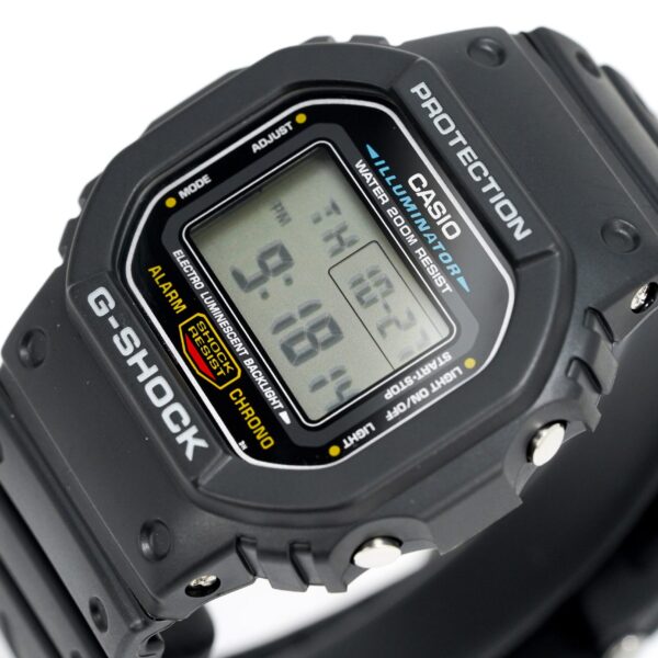 Casio G Shock Watch Mens Origin Black Dw 5600e 1vdf - alternate view