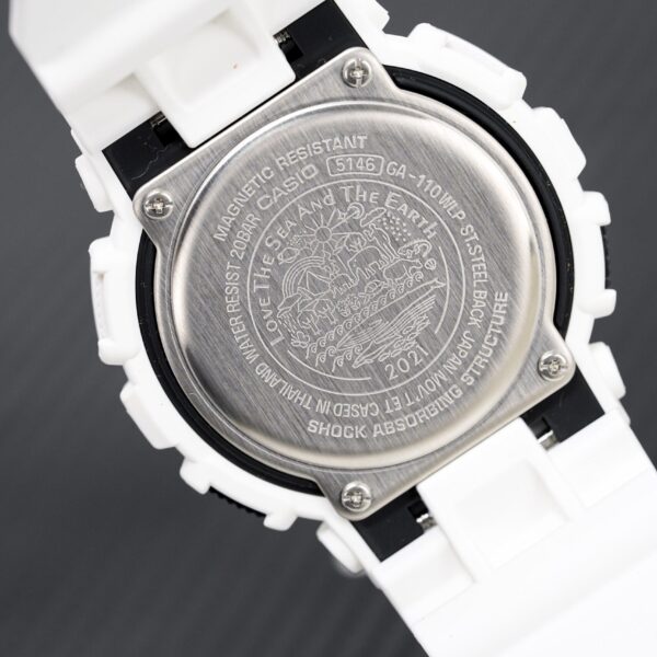 Montre Casio G-Shock pour homme, édition limitée zèbre, motif faune sauvage, référence GA 110WLP 7ADR - alternate view