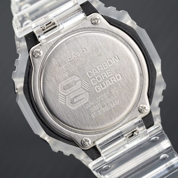 Montre Casio G-Shock Skeleton Series Clear White GA 2100ske 7aer - alternate view
