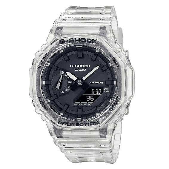 Montre Casio G-Shock Skeleton Series Clear White GA 2100ske 7aer
