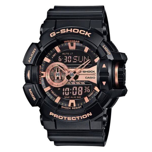 Casio G Shock Watch Mens Oversized Rose Gold Ga 400gb 1a4dr