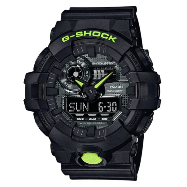 Casio G Shock Watch Mens Neon Digital Camo Ga 700dc 1adr