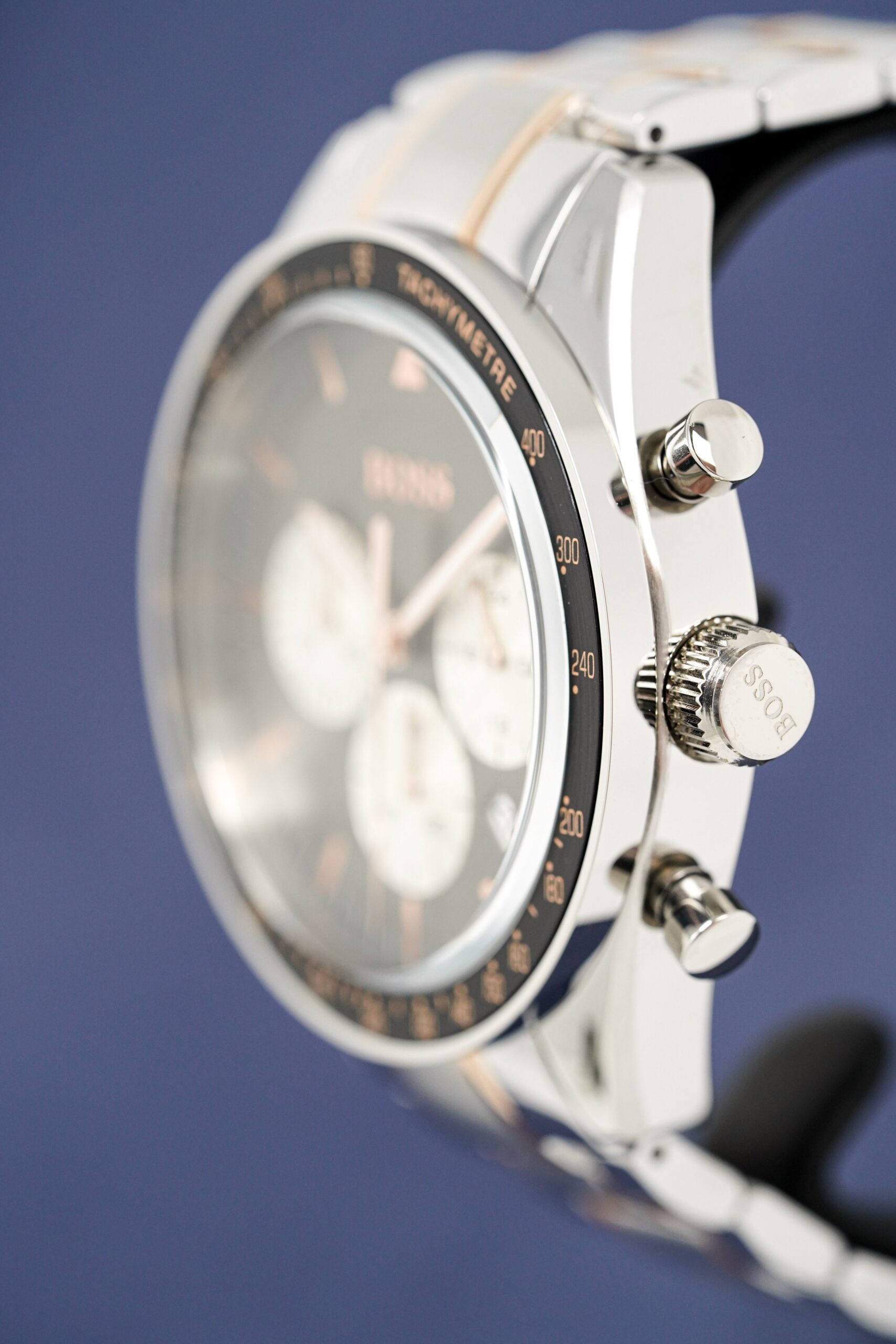 Hugo Boss Men S Watch Chronograph Trophy Grey Hb1513634 - Image 5