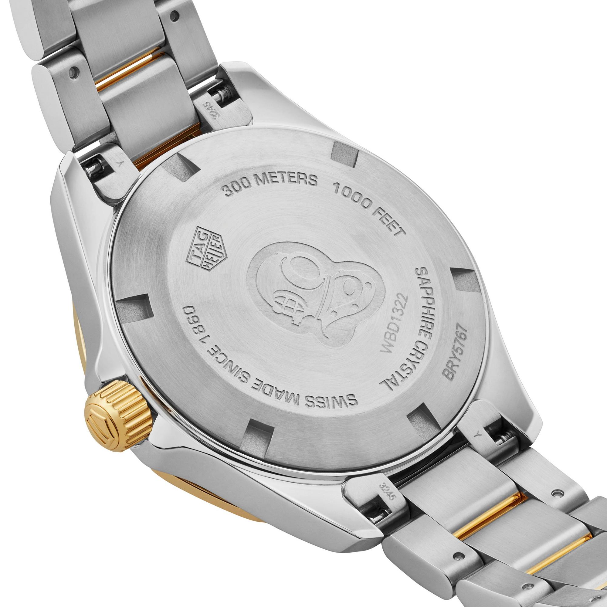 Montre Tag Heuer Aquaracer pour femme en acier inoxydable et plaqué or - Image 4