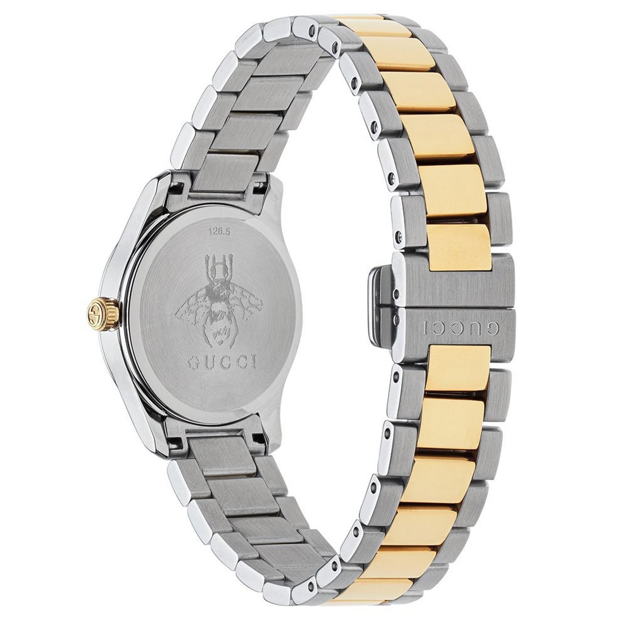 Gucci G Timeless Mystic Cat Steel And Gold Pvd Ladies Watch Ya126596 - Image 3