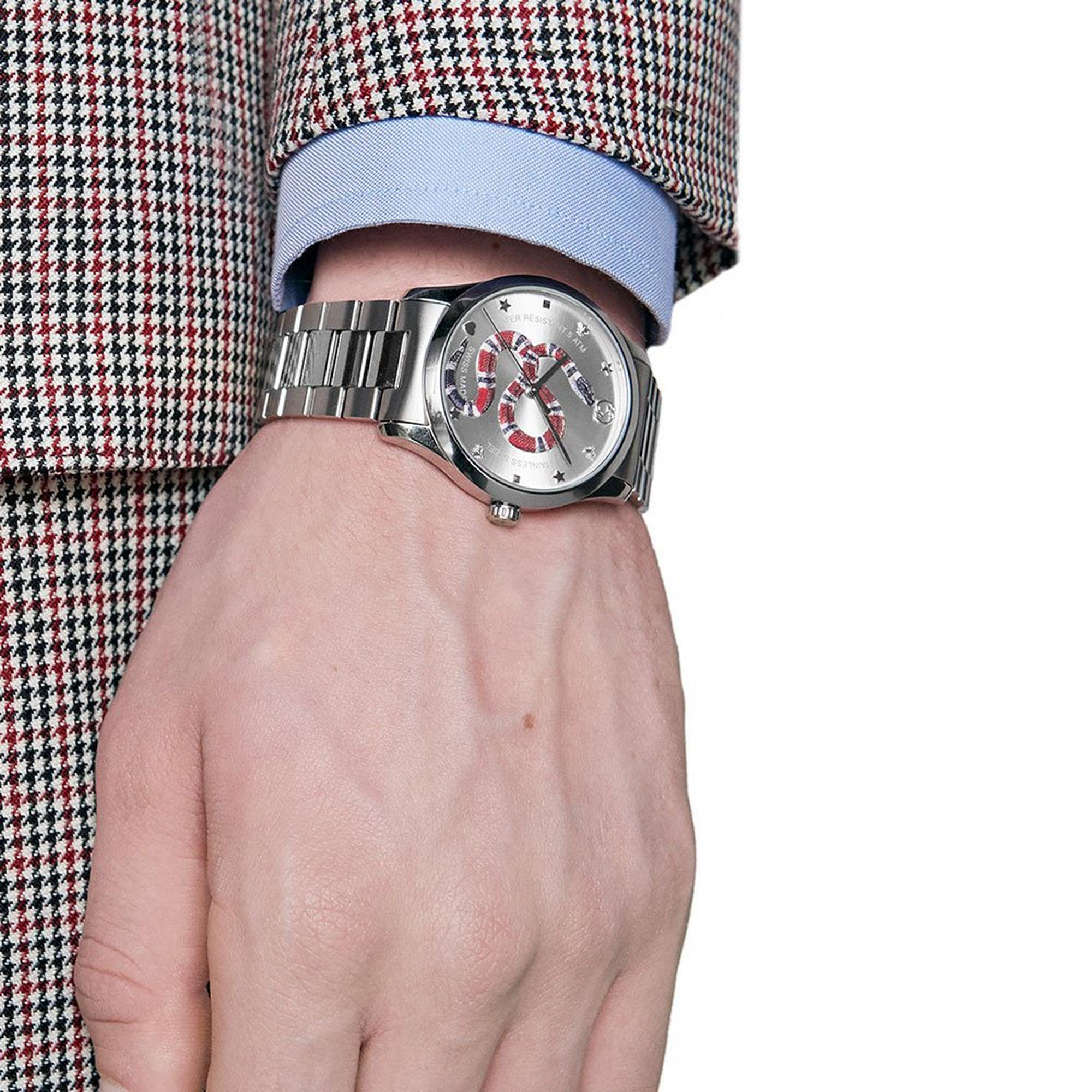 Montre homme Gucci G Timeless Snake YA1264076 - Image 4