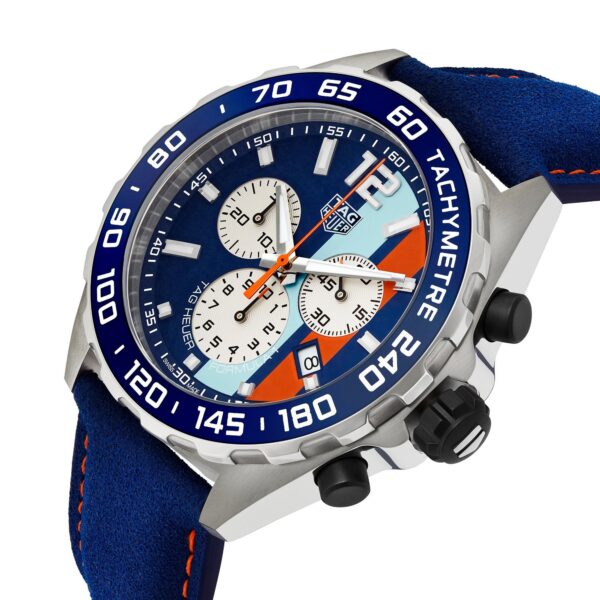 Tag Heuer Formula 1 Gulf Chronograph Special Edition Mens Watch - alternate view
