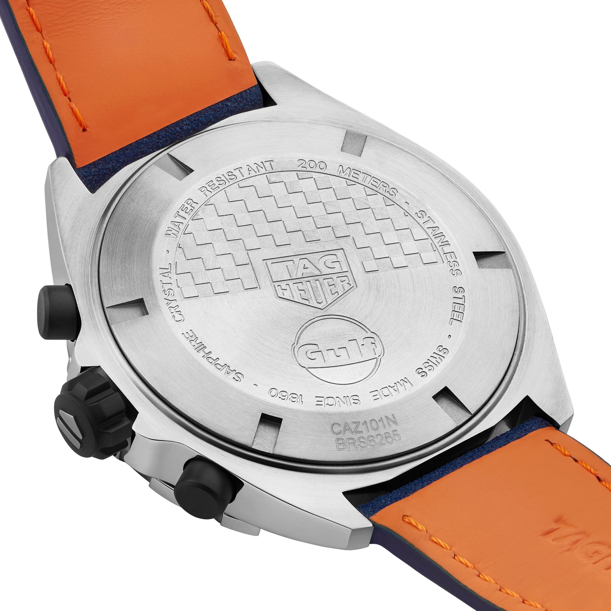 Tag Heuer Formula 1 Gulf Chronograph Special Edition Mens Watch - Image 4