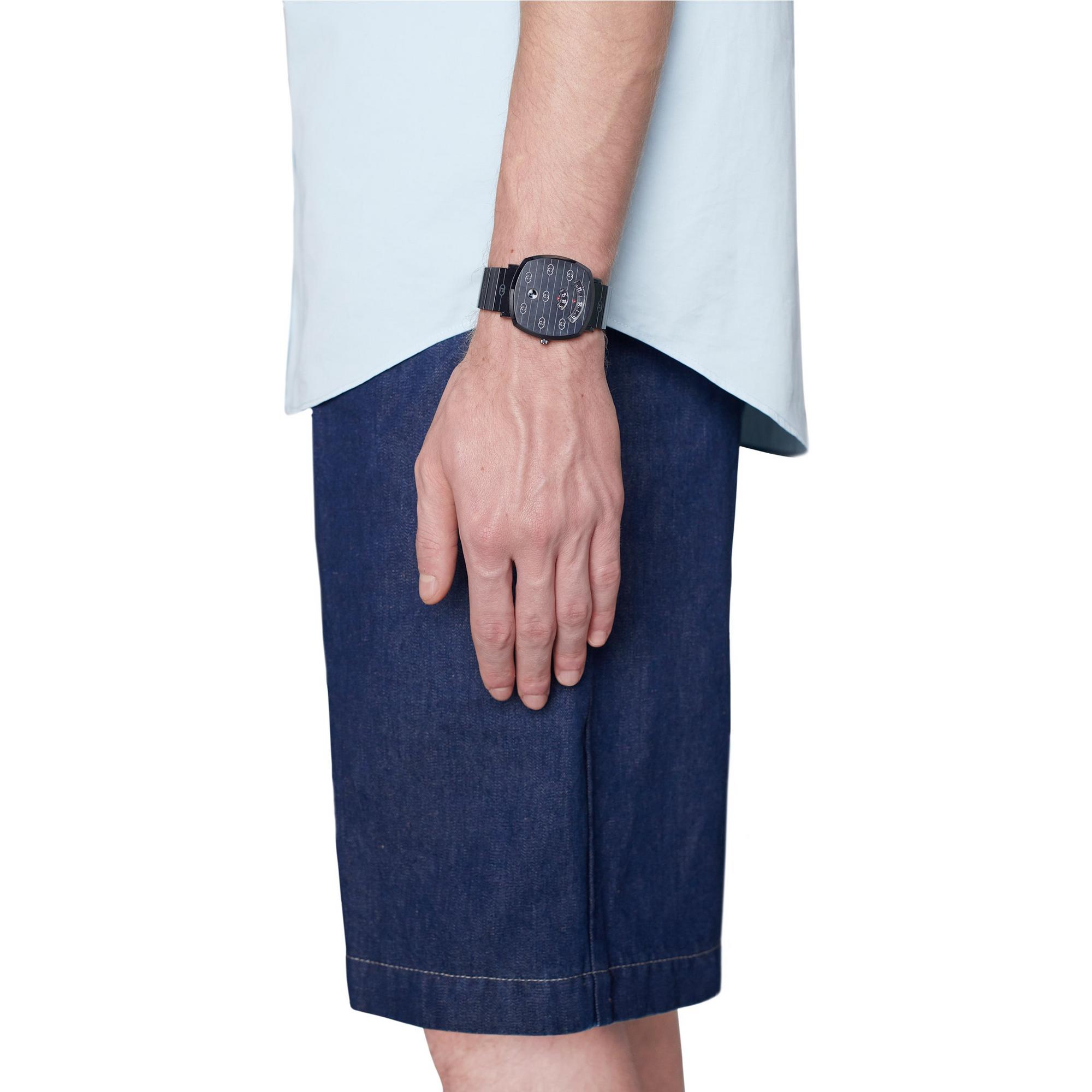 Gucci Gucci Grip Grey Pvd Watch Ya157429 - Image 4