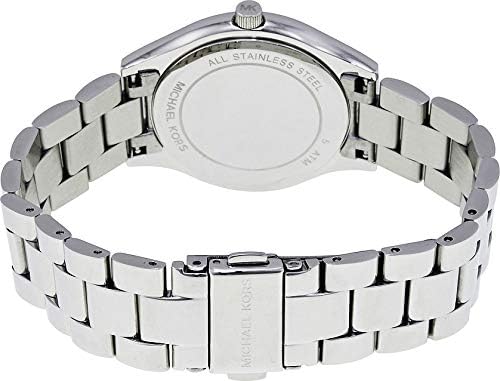 Montre Michael Kors MK3548 pour femme, mini-mince, argentée, modèle Runway - Image 3