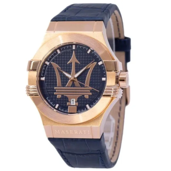 Maserati R8851108027 Potenza Herrenuhr, blau - alternate view