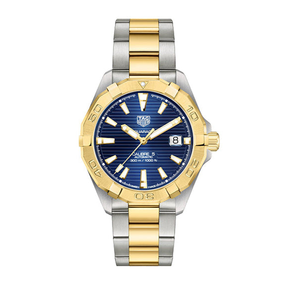 Tag Heuer Aquaracer Calibre 5 Blue Dial Two Tone Steel Strap Watch For Women Wbd2120 Bb0930 - alternate view