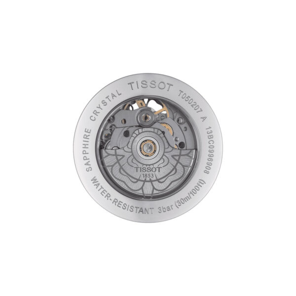 Tissot Ladies Automatic Watch Heart Flower 35mm Powermatic 80 Brown T0502073711704 - alternate view